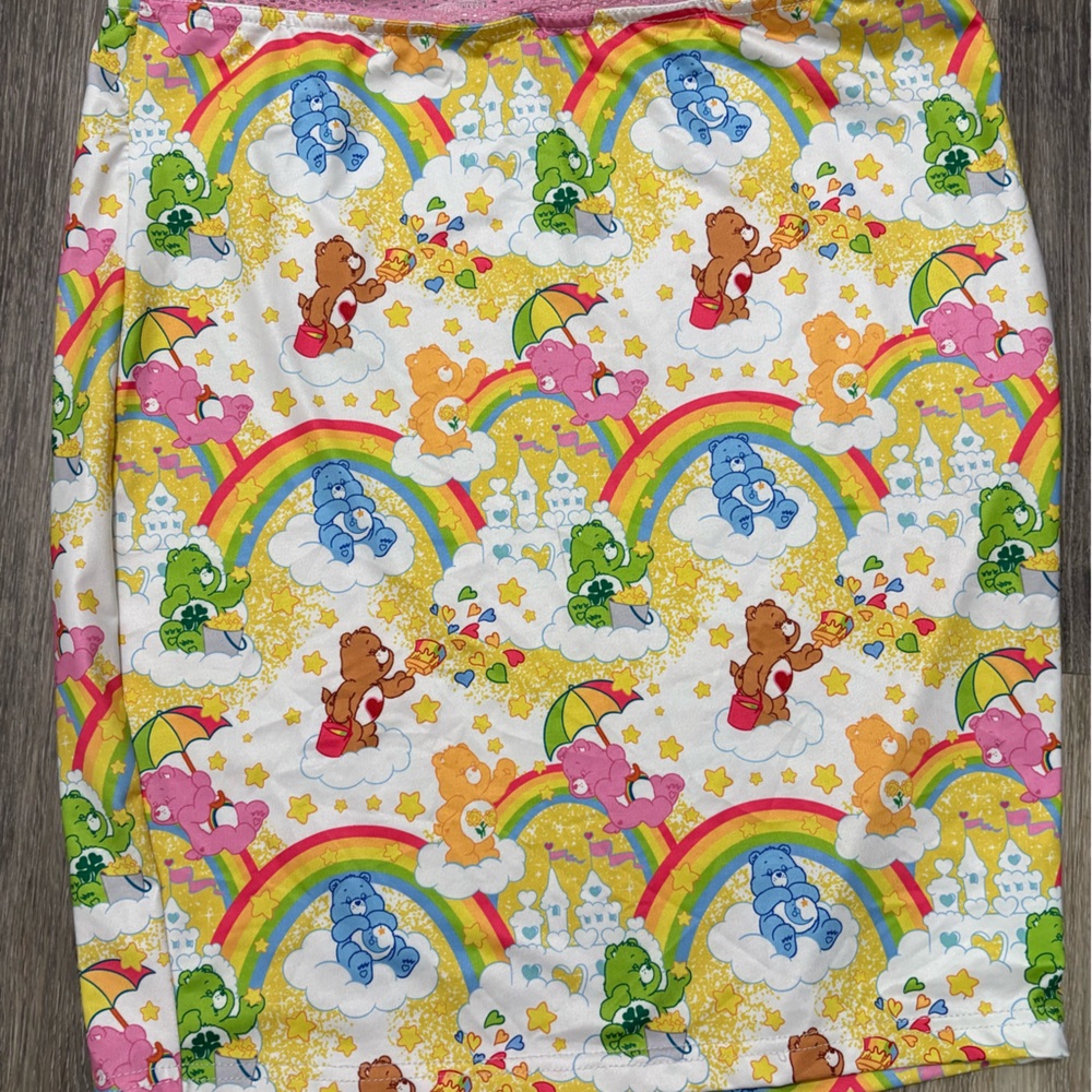 Dolls kill Care Bears skirt